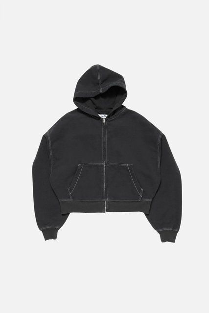 Acne Studios Hooded zip-up sweater