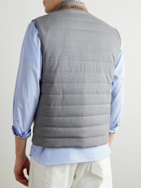 Kiton PADDED GILET IN TECHNICAL FABRIC 5091 фото