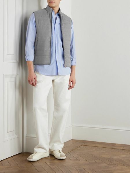 Kiton PADDED GILET IN TECHNICAL FABRIC 5091 фото