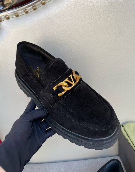 Valentino Garavani VLogo suede loafers