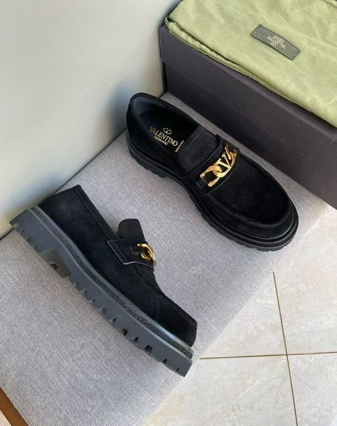 Valentino Garavani VLogo suede loafers