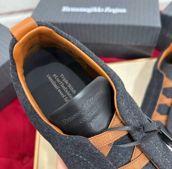 Zegna Triple Stitch Sneakers