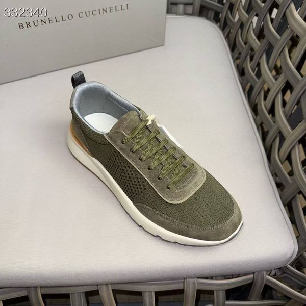 Brunello Cucinelli panelled low-top sneakers