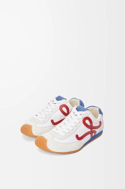 Ballet Runner 2.0 in nylon and calfskin