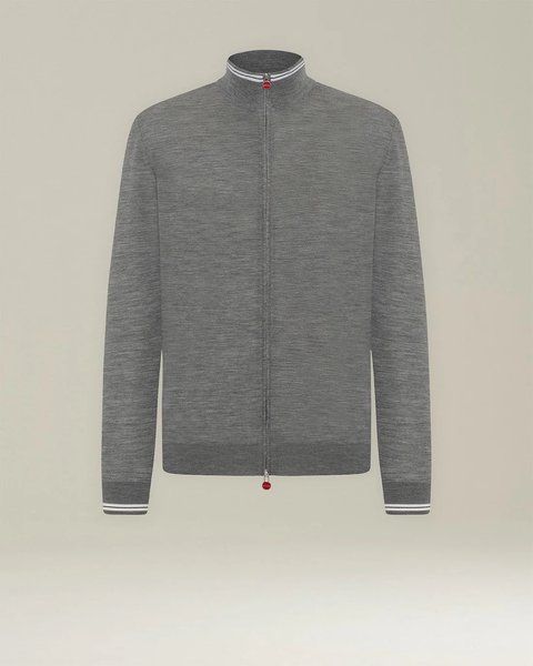 Kiton SPORTY WOOL CARDIGAN