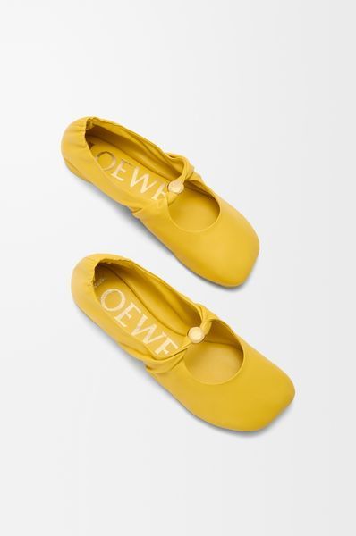 Loewe Pebble Soft ballerina in nappa lambskin