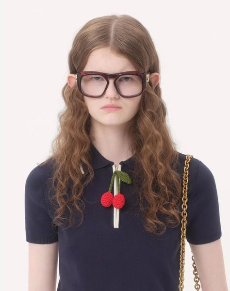 Valentino Cotton Top With Cherry