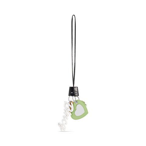 Balenciaga Le City Charm Heart in Black/green 1308 фото