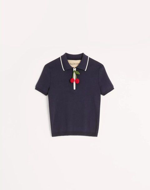 Valentino Cotton Top With Cherry