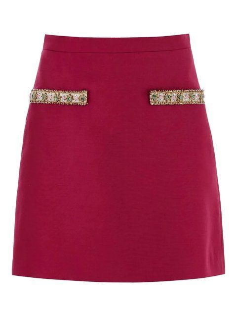 Valentino Garavani embellished-pocket Skirt 4101 фото