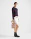 Prada Mariner Small Striped Fabric Bucket Bag