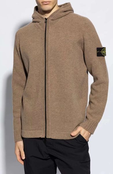 Fleece jacket with a zipper