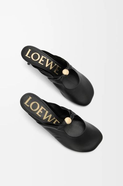 Loewe Pebble Soft mule in nappa lambskin