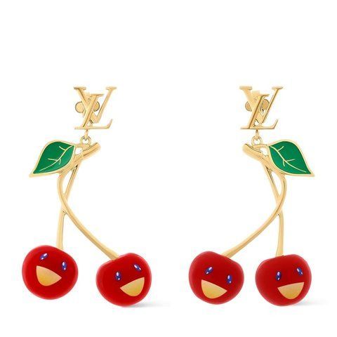 Louis Vuitton LV x TM Cerise Earrings 4450 фото