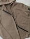 Fleece jacket with a zipper