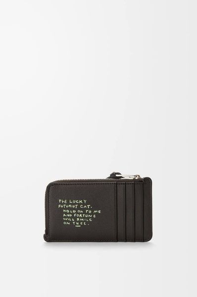 Loewe Futurist Cat coin cardholder in classic calfskin 5707 фото