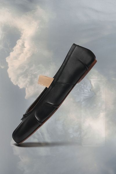 Maison Margiela Tabi elastic band ballerina