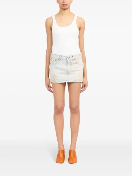 MM6 Maison Margiela Logo patch mini skirt 3757 фото