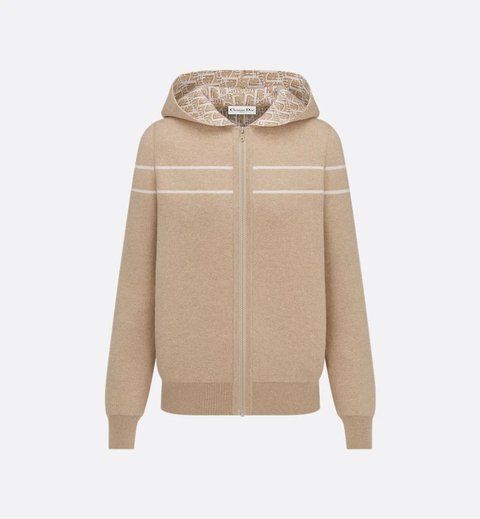 Reversible Zipped Cardigan with Hood 1802 фото