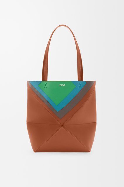 Loewe x Albers Puzzlefold Medium Tote in Napa Calfskin 4360 фото