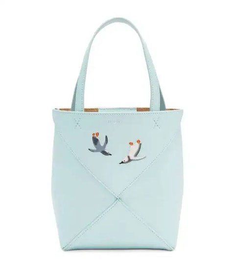 Loewe x Suna Fujita Penguin Mini Puzzle Fold Tote 5710 фото