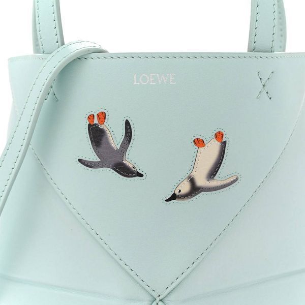 Loewe x Suna Fujita Penguin Mini Puzzle Fold Tote 5710 фото