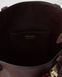 Prada Buckle leather bucket bag with jeweled belt