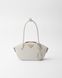 Prada City Calf Handbag White Leather
