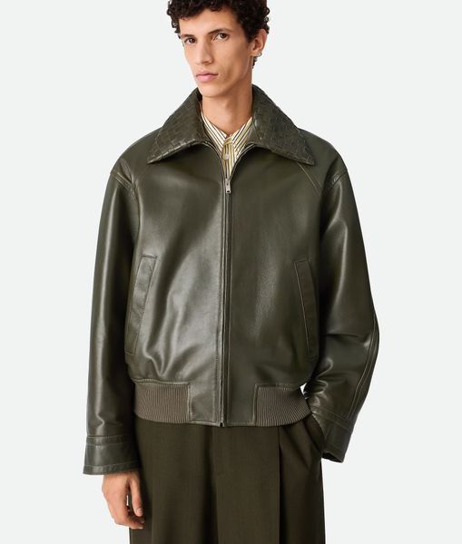 Bottega Veneta Leather Blouson
