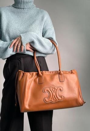 Celine Cabas Drawstring Cuir Triomphe 4608 фото