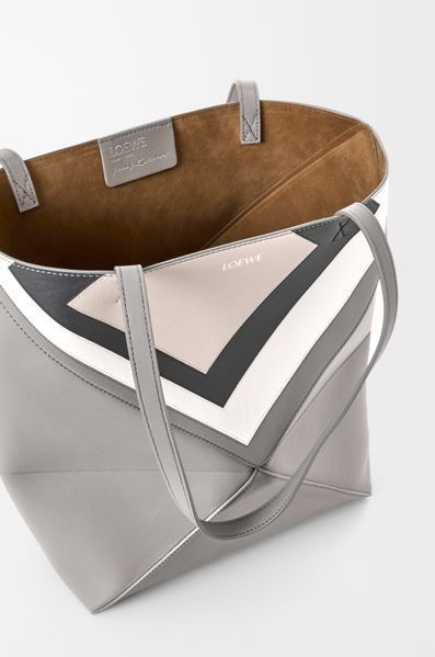 Loewe x Albers Puzzlefold Medium Tote in Napa Calfskin