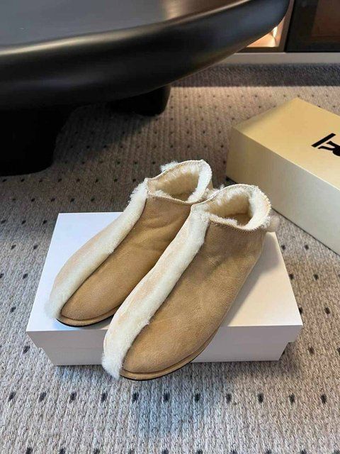 Ravy shearling flats