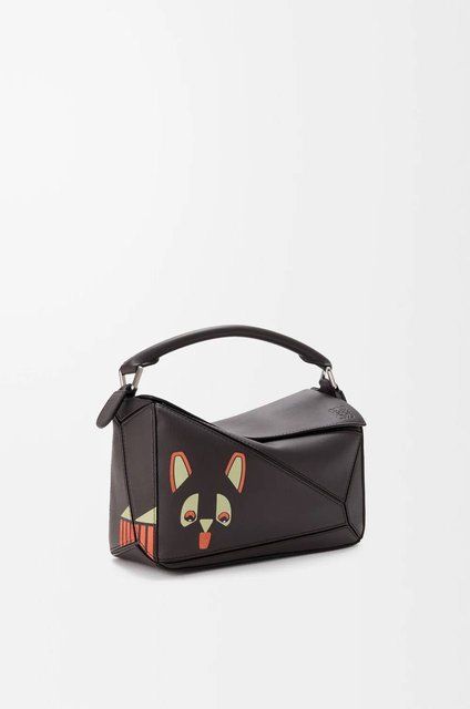 Loewe x Louis Wain Futurist Cat small Puzzle bag in classic calfskin