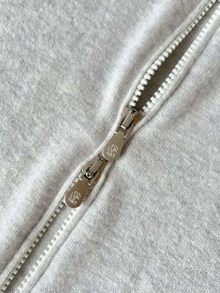 Cardigan with a zipper