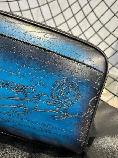 Berluti Tersio Scritto Leather Pouch 887 фото