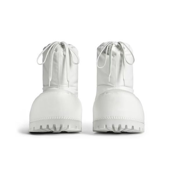 Balenciaga Alaska Low Boot in white nylon