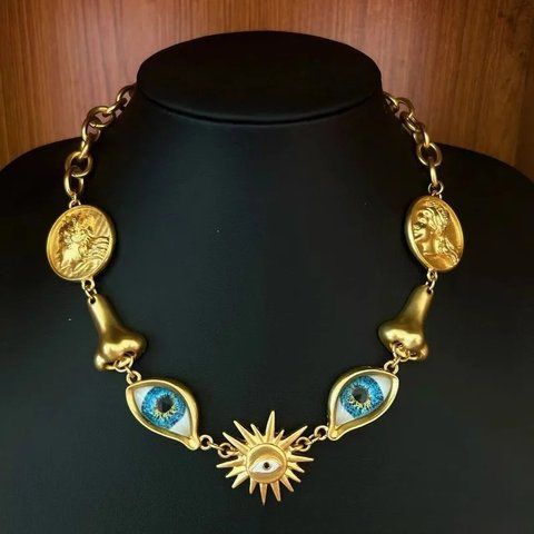 Schiaparelli Charm Necklace 4215 фото
