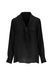 Loro Piana Ocean Silk Tie Neck Blouse