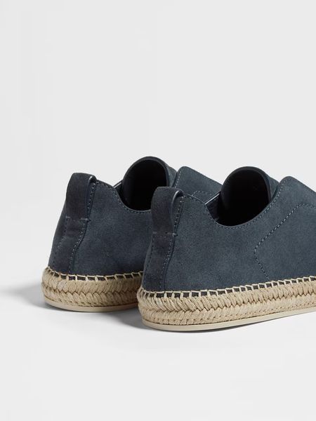 Zegna Suede Triple Stitch Espadrilles 2011 фото