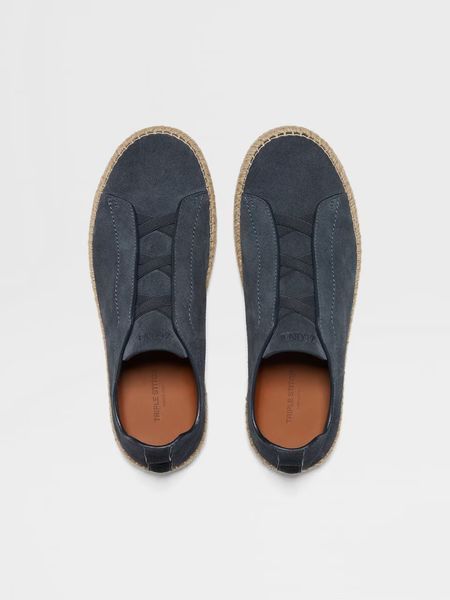 Zegna Suede Triple Stitch Espadrilles 2011 фото