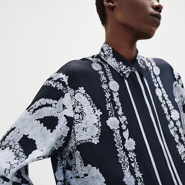 Hermes "Bride de Gala en Fleurs" shirt