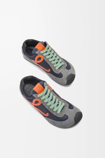 Ballet Runner 2.0 in nylon and calfskin