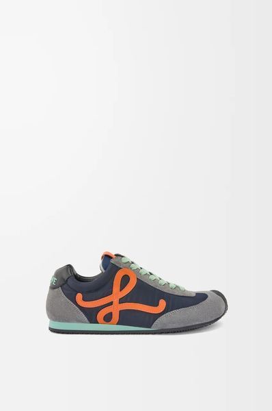 Ballet Runner 2.0 in nylon and calfskin