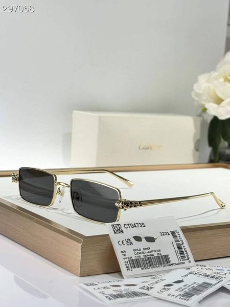 Cartier glasses in a metal square frame