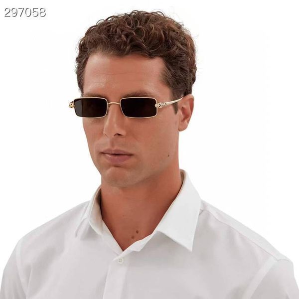 Cartier glasses in a metal square frame