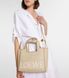 Loewe Logo leather-trimmed canvas tote bag