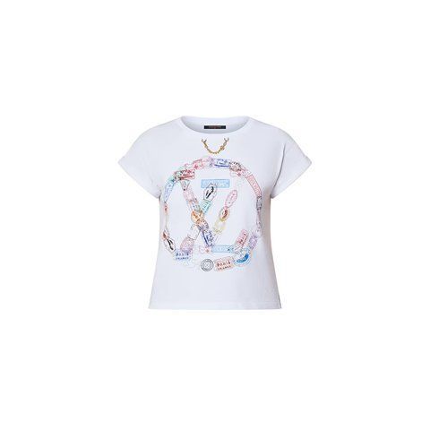 Louis Vuitton Travel Stamp Circle T-Shirt