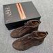 Zegna Brown Suede Triple Stitch&trade; Vetta Sneakers
