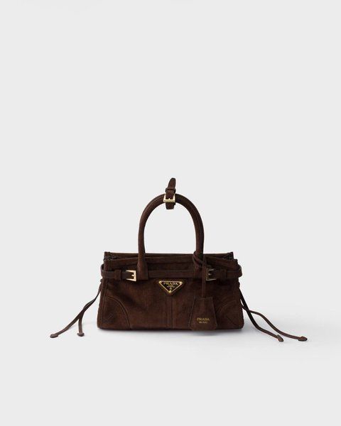 Prada Bonnie suede mini handbag