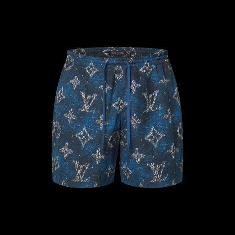 Louis Vuitton Printed Monogram Swim Shorts 5922 фото